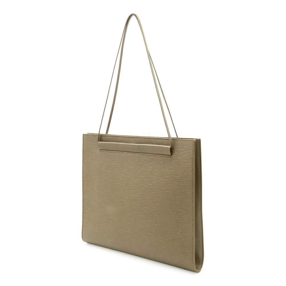 Louis Vuitton Tropez Pepper Tote Bag Saint Shoulder Epi Greige Gray